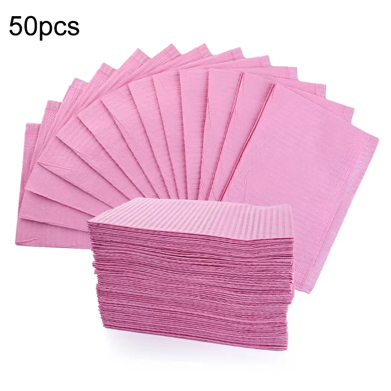Disposable Eyelash Clean Pad Mat Tattoo Cleaning Wipes Table Pads Waterproof Medical Paper Dental Napkins Salon Manicure Tattoo