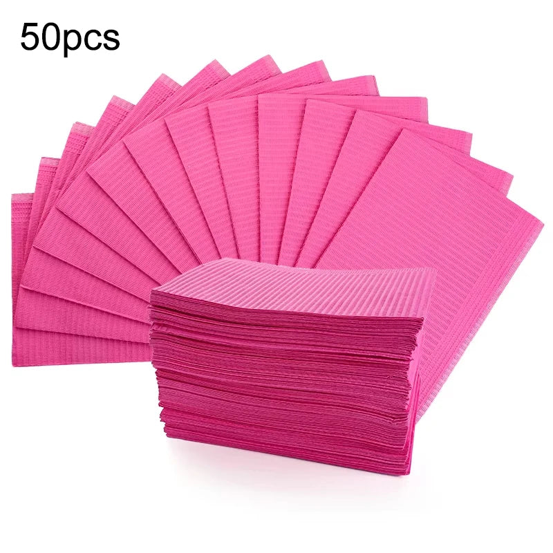 Disposable Eyelash Clean Pad Mat Tattoo Cleaning Wipes Table Pads Waterproof Medical Paper Dental Napkins Salon Manicure Tattoo