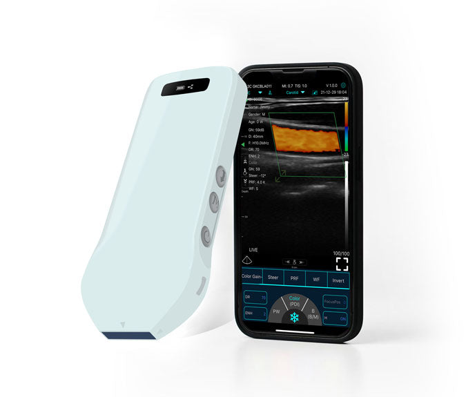 FirstMed C10CS Color Superfical Ultrasound HD High-Freq Linear Probe