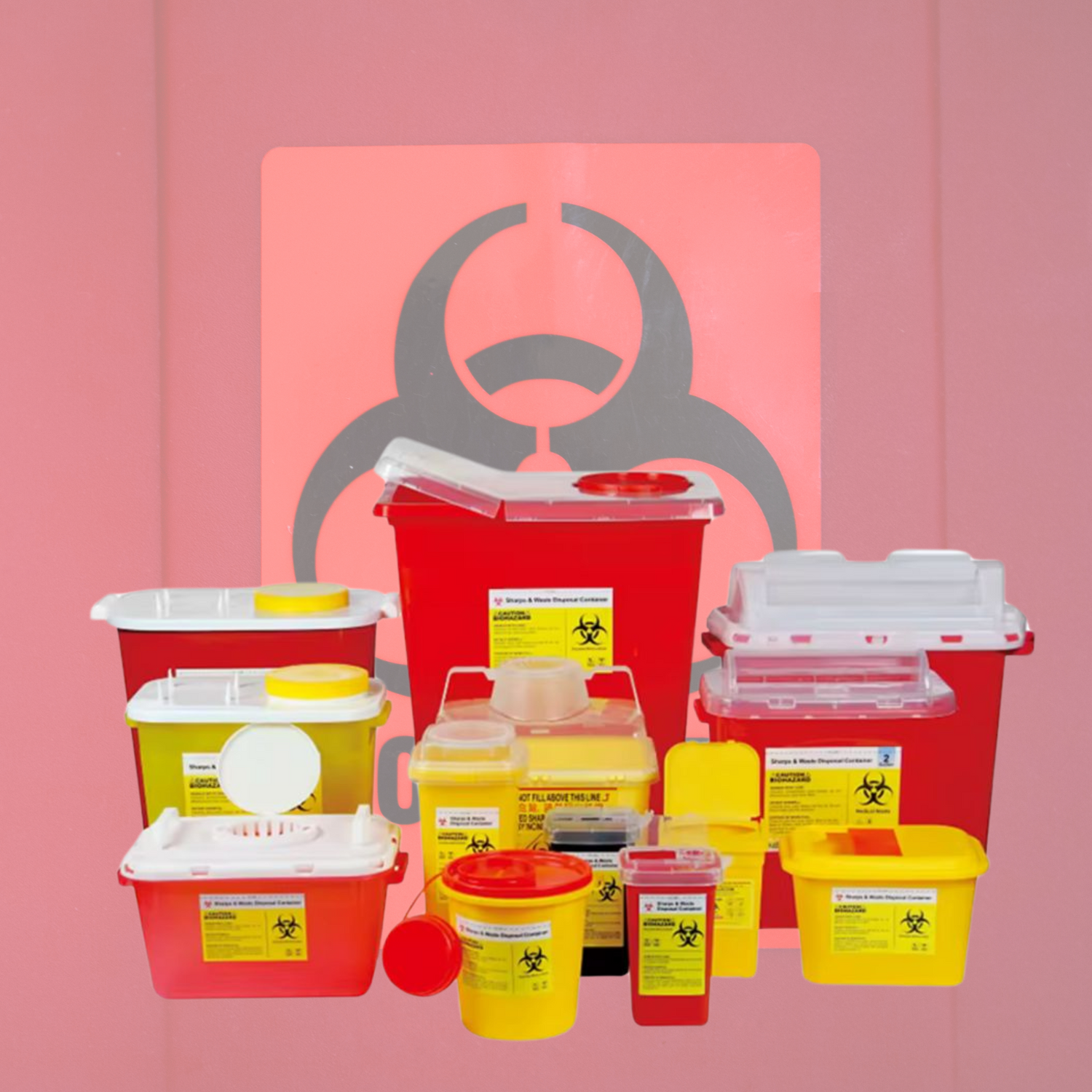 Biohazard Sharp Containers