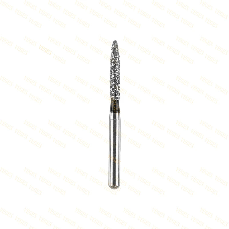 FO Type 10Pcs Dental Diamond Bur Stainless Steel Bur FG 1.6mm for High Speed Handpiece Polishing Teeth