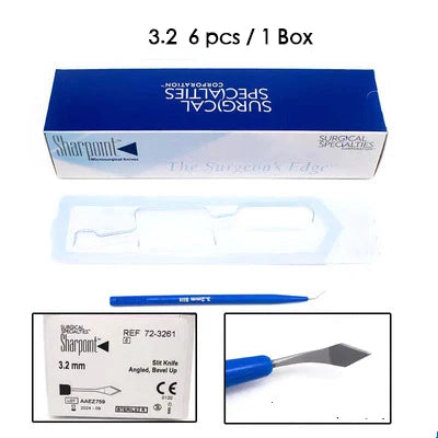 Ophthalmic Scalpel Imported From America Sharpoint Scalpel 6 Sets Sharpoint Tunnel Knife Gem Knife 15 Degrees