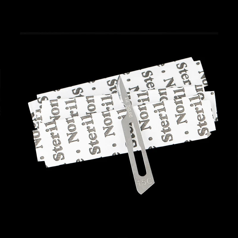 Swann Morton 15C 11 15 11P 10 20 10A 12 21 22 23 18 Carbon Steel Scalpel Surgical Blade 100Pcs For DIY Repair