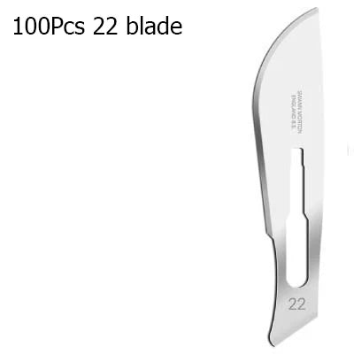 Swann Morton 15C 11 15 11P 10 20 10A 12 21 22 23 18 Carbon Steel Scalpel Surgical Blade 100Pcs For DIY Repair