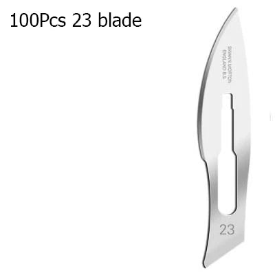 Swann Morton 15C 11 15 11P 10 20 10A 12 21 22 23 18 Carbon Steel Scalpel Surgical Blade 100Pcs For DIY Repair