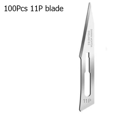 Swann Morton 15C 11 15 11P 10 20 10A 12 21 22 23 18 Carbon Steel Scalpel Surgical Blade 100Pcs For DIY Repair