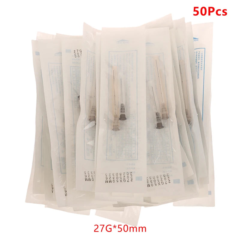 Disposable Medical Sterile Blunt Tip Micro Cannula Needle For Injectable Hyaluronic Acid Dental Irrigation Needle 2pcs/pack*50