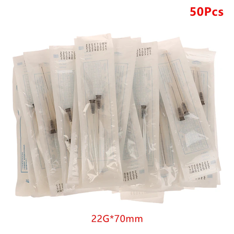 Disposable Medical Sterile Blunt Tip Micro Cannula Needle For Injectable Hyaluronic Acid Dental Irrigation Needle 2pcs/pack*50