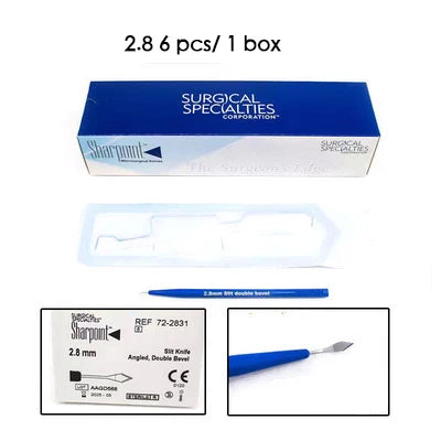 Ophthalmic Scalpel Imported From America Sharpoint Scalpel 6 Sets Sharpoint Tunnel Knife Gem Knife 15 Degrees