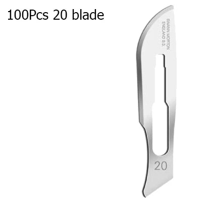 Swann Morton 15C 11 15 11P 10 20 10A 12 21 22 23 18 Carbon Steel Scalpel Surgical Blade 100Pcs For DIY Repair