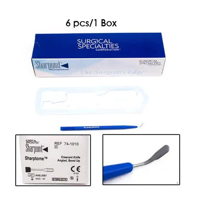 Ophthalmic Scalpel Imported From America Sharpoint Scalpel 6 Sets Sharpoint Tunnel Knife Gem Knife 15 Degrees