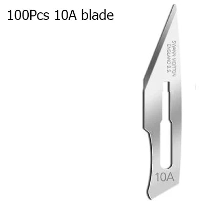 Swann Morton 15C 11 15 11P 10 20 10A 12 21 22 23 18 Carbon Steel Scalpel Surgical Blade 100Pcs For DIY Repair