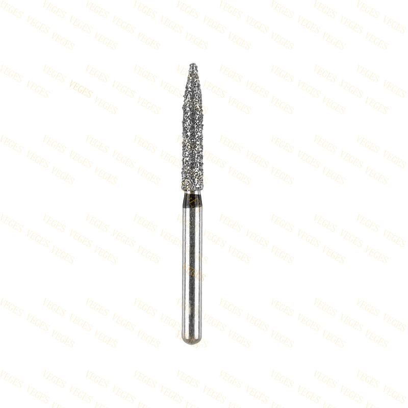 FO Type 10Pcs Dental Diamond Bur Stainless Steel Bur FG 1.6mm for High Speed Handpiece Polishing Teeth