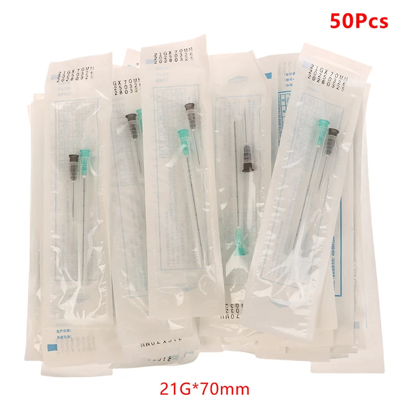 Disposable Medical Sterile Blunt Tip Micro Cannula Needle For Injectable Hyaluronic Acid Dental Irrigation Needle 2pcs/pack*50