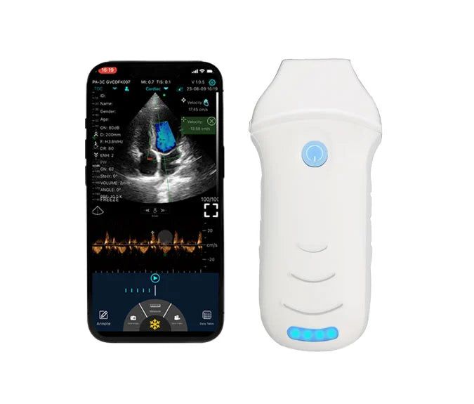 Handheald Ultrasound or scaner probe wireless Model C10CW USB & Wifi / Cardiac / CW  Frequency2.2/3.6Mhz FirstMed Corp