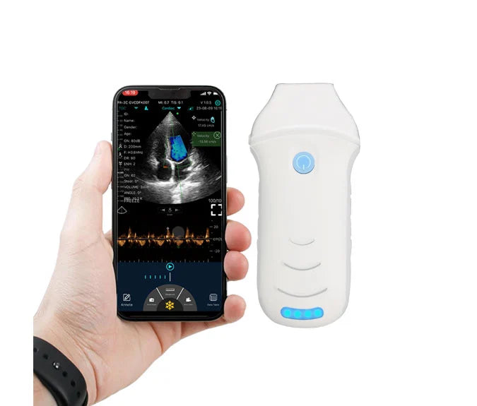 Handheald Ultrasound or scaner probe wireless Model C10CW USB & Wifi / Cardiac / CW  Frequency2.2/3.6Mhz FirstMed Corp