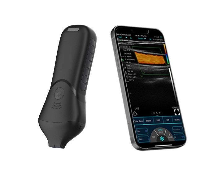 Handheld Ultrasound or scanner probe wireless Model C10 MRPRO USB & Wifi High Linear Ultrasound Probe  Frequency1 8/24Mhz Firstmedcorp.us