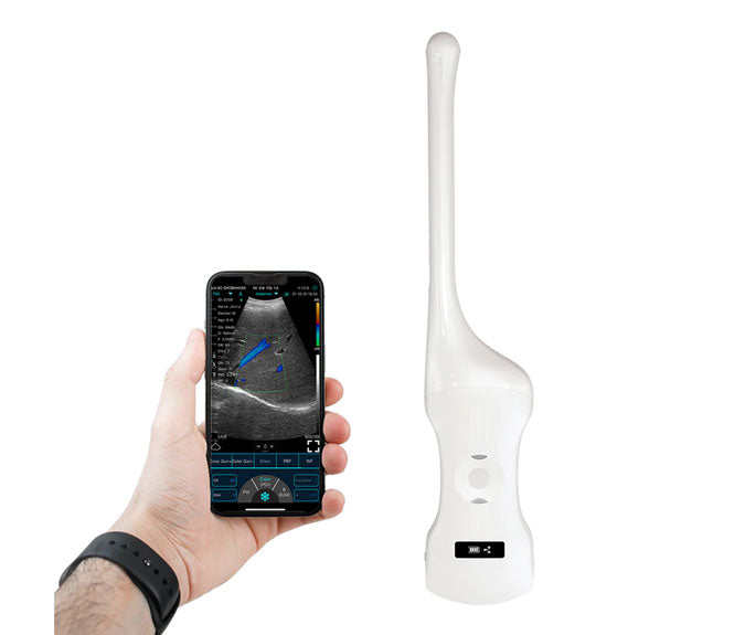 Handheald Ultrasound or scaner probe wireless C10QT Dual-Probes Multipurpose Ultrasound Convex + Endocavity + Cardiac Probe / Frequency 3.5-5Mhz,2.5-5Mhz, 6-8Mhz FirstMedcorp.us